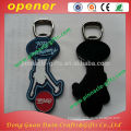 Plastic 3D Logo bottle opener from Factory
